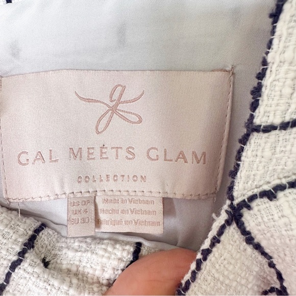 Gal Meets Glam Collection Button Down Dress Petite 0P - Picture 12 of 12